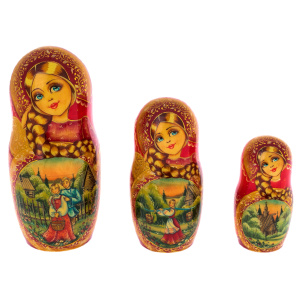 Matryoshka doll for 15 seats "Summer three" (31 cm)