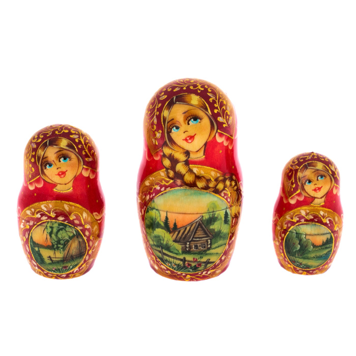 Matryoshka doll for 15 seats "Summer three" (31 cm)