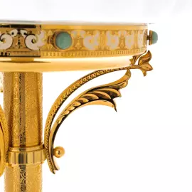 Table lamp on jade, Zlatoust