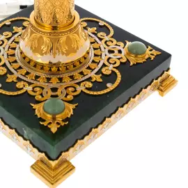 Table lamp on jade, Zlatoust