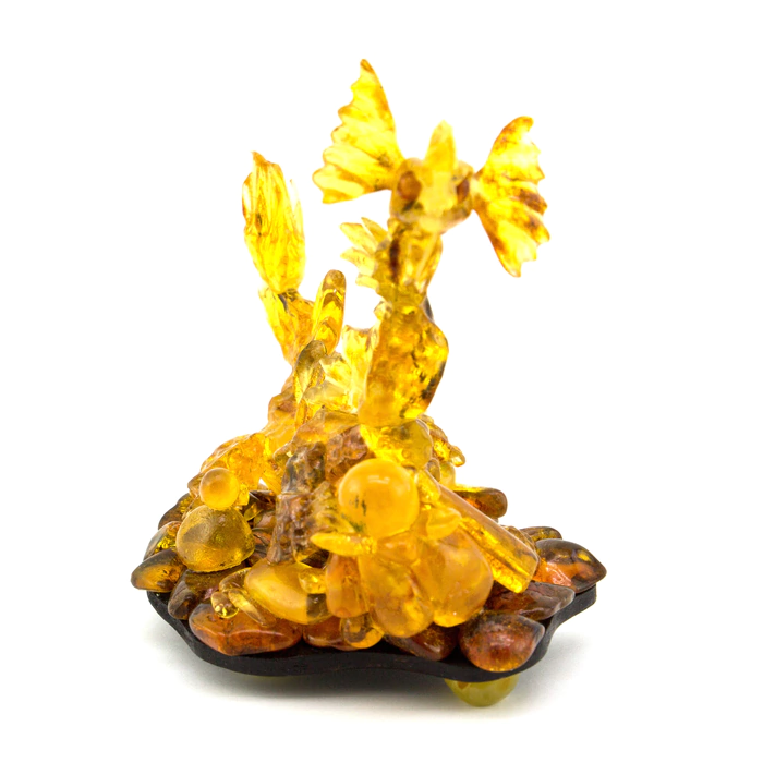 Amber souvenir "Dragon with wings"