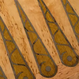 Нарды из карельской березы "Лев" большие