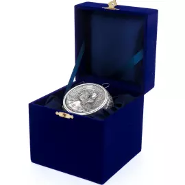 Серебряный шар "Щелкунчик" с позолотой