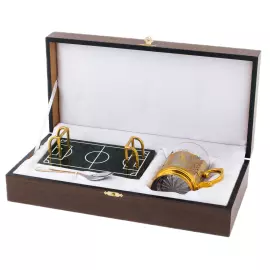 Подстаканник "Футбол" на подставке, Златоуст