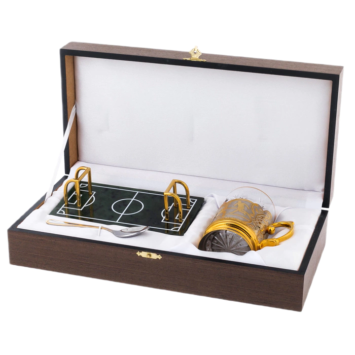 Football cup holder on a stand, Zlatoust