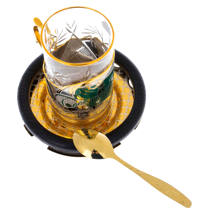 Cup holder "Tennis" on a stand, Zlatoust