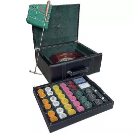 Roulette set "St. Vincent" black