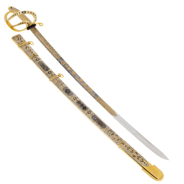 Officer's saber with hilt, Zlatoust