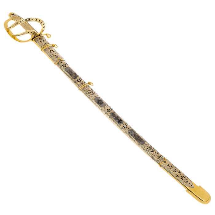 Officer's saber with hilt, Zlatoust