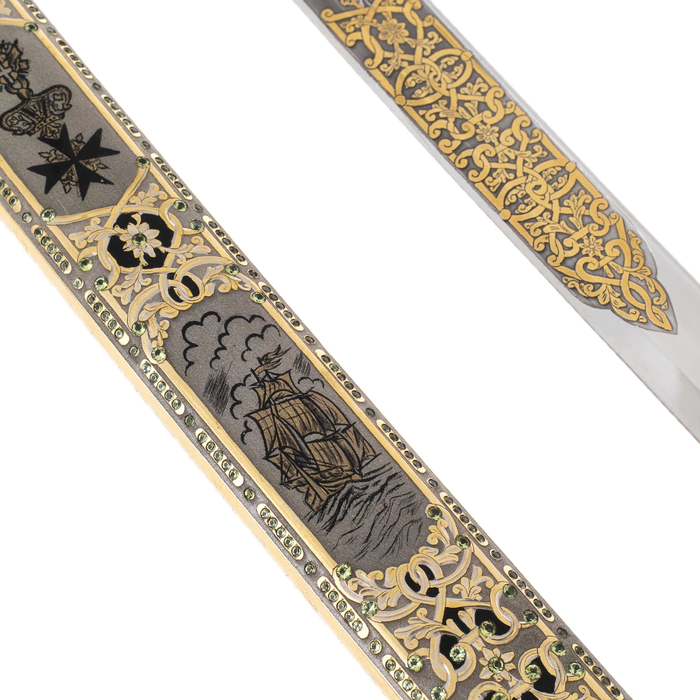 Officer's saber with hilt, Zlatoust