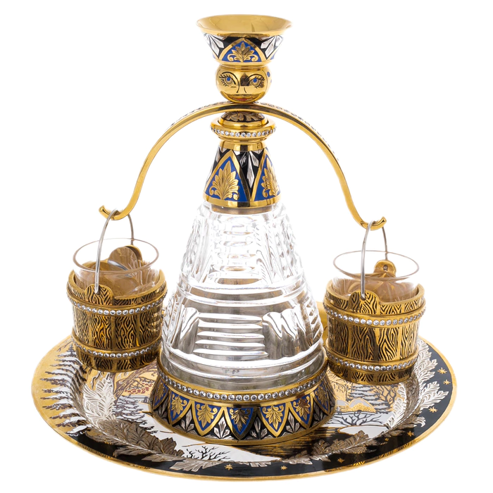 Vodka set "Winter's Tale" for 3 persons