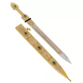 Кинжал "Кавказский" с малахитом, Златоуст