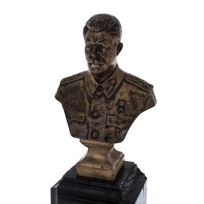 Statuette bust of stained oak "Stalin I.V."