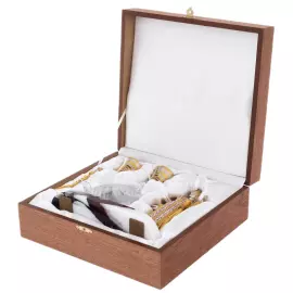 Икорница "Хозяйка медной горы" малая, на 2 персоны, 5 предметов, Златоуст