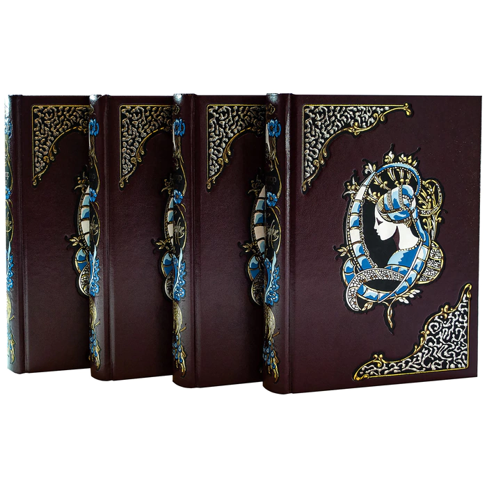 Книга подарочная "Отверженные" Виктор Гюго, в 4-х томах