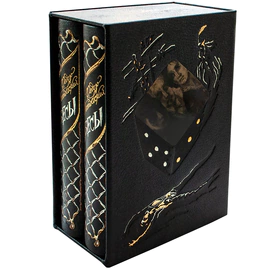 Книга подарочная в кожаном переплете "Бесы" Ф.М. Достоевский, в 2-томах, в футляре