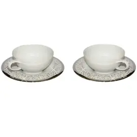 Чайный набор "Свадьба" на 2 персоны, белый Чайный набор "Свадьба" на 2 персоны, белый