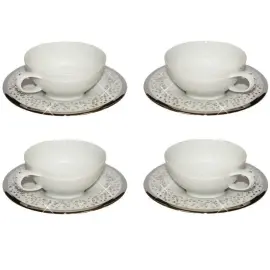 Чайный набор "Свадьба" на 4 персоны, белый Чайный набор "Свадьба" на 4 персоны, белый