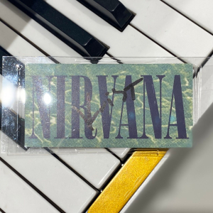 Autographed card by musician Krist Novoselic, Nirvana