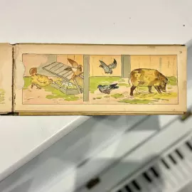 Книга «Посмотри-ка! Мир малютки» Санкт-Петербург, издательство Девриена, 1905 год