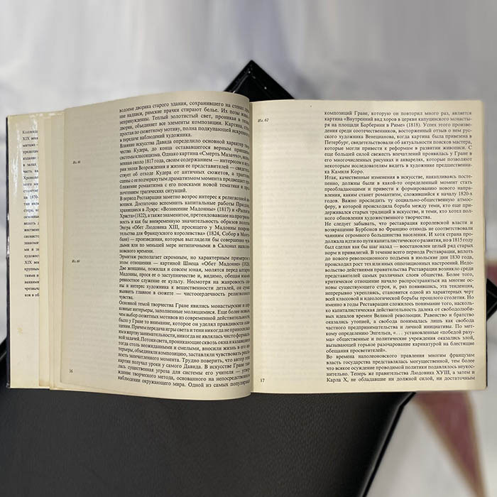 Книга «Французская живопись XIX века в собрании Государственного Эрмитажа». Березина В.Н., Москва, Изобразительное искусство, 1980 год