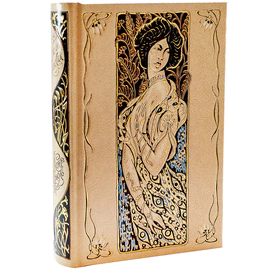 Книга подарочная в кожаном переплете "Монт-Ориоль" Ги де Мопассан, в футляре
