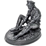 Cast iron sculpture "Prospector"