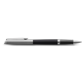 Ручка-роллер Waterman Hemisphere Entry Point Stainless Steel with Black Lacquer в подарочной упаковке.