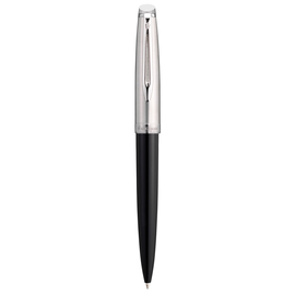 Ручка шариковая Waterman Embleme Black CT в подарочной упаковке.