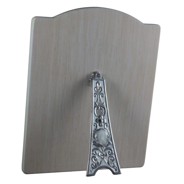 Mother-of-pearl icon "Our Lady of Vladimir" in a frame with an ornament