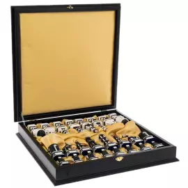 Шахматы из фарфора "Нефтяные" торжественные