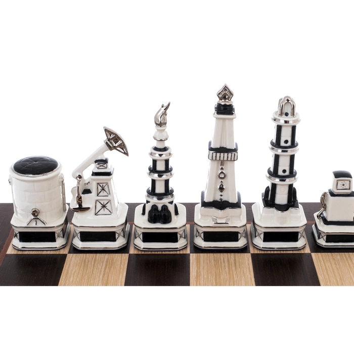 Porcelain chess "Oil" ceremonial