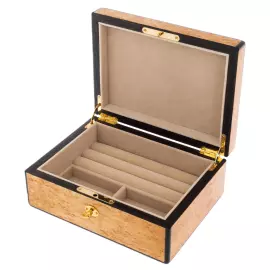 Шкатулка из карельской березы "Лето"