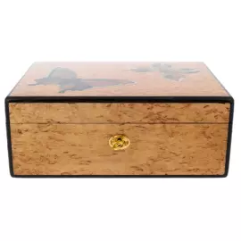 Шкатулка из карельской березы "Лето"