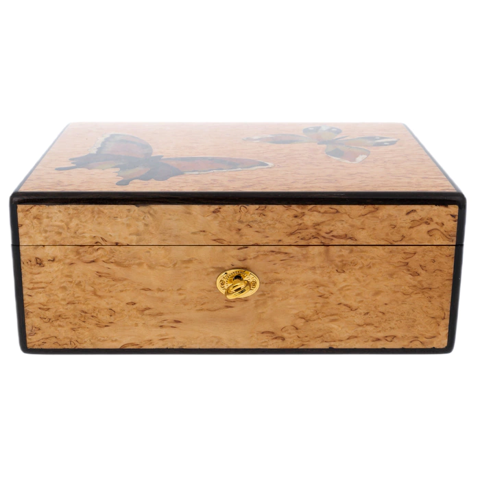Karelian birch casket "Summer"