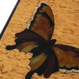 Шкатулка из карельской березы "Лето"