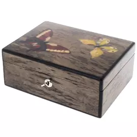 Шкатулка из тонированной карельской березы "Лето"