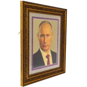 Painting on gold "Putin Vladimir Vladimirovich"