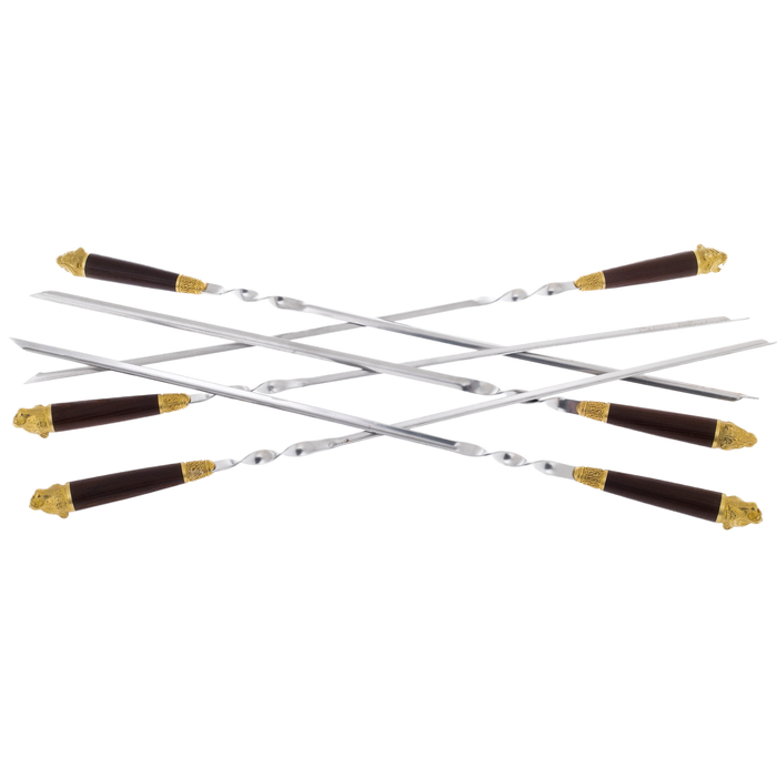 A set of skewers "Tiger's Grin" in a case
