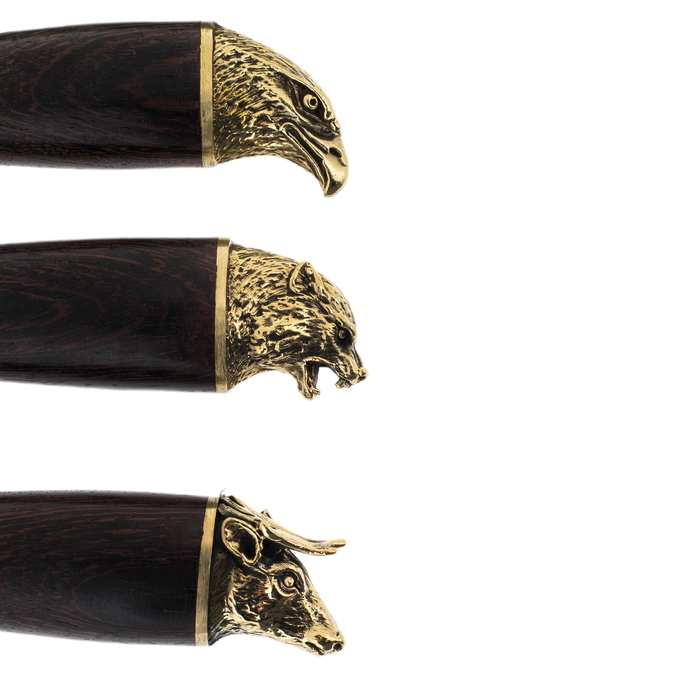 A set of skewers "Different animals" in the case