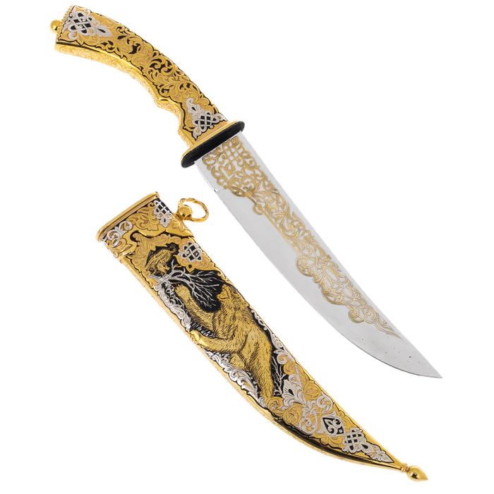 Souvenir knife "Bear", Zlatoust