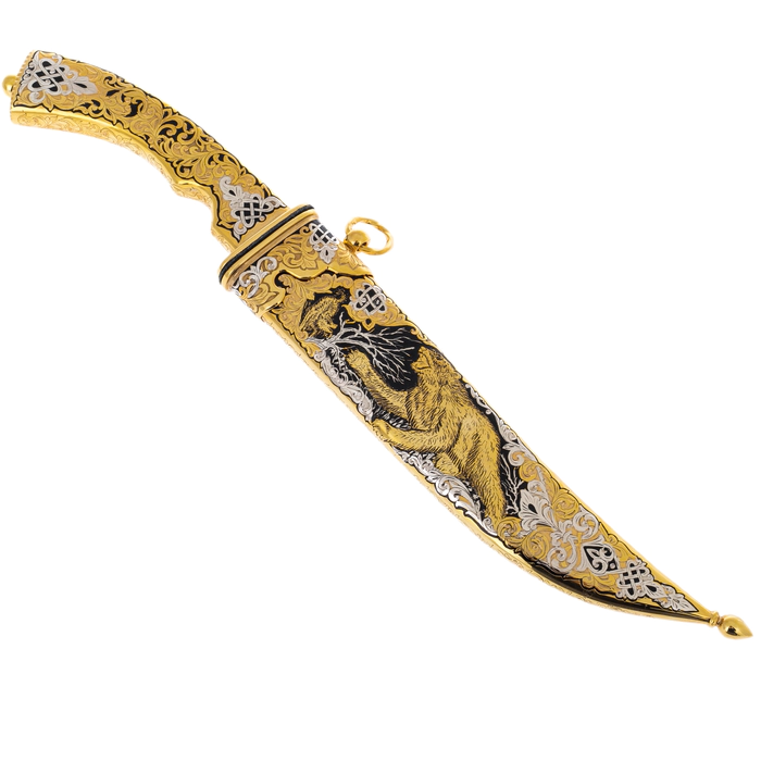 Souvenir knife "Bear", Zlatoust