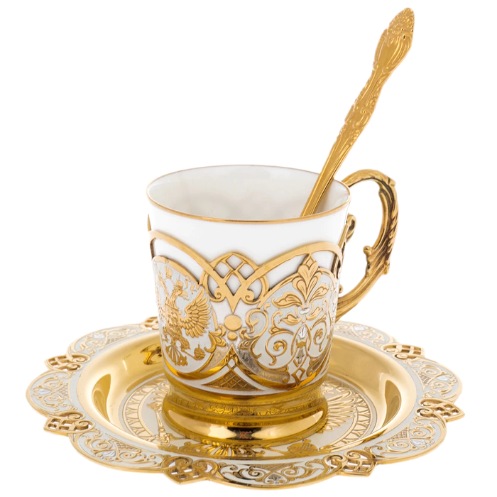 Coffee couple "Gerb" for 1 person, Zlatoust