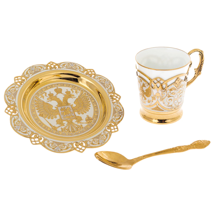 Coffee couple "Gerb" for 1 person, Zlatoust