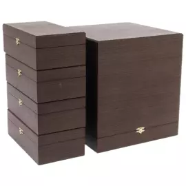 Чайный набор с самоваром, на 4 персоны, Златоуст