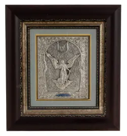 Икона "Ангел Хранитель" посеребренная Икона "Ангел Хранитель" посеребренная