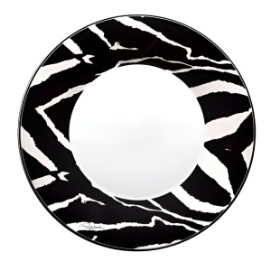 Zebra Bread Plate