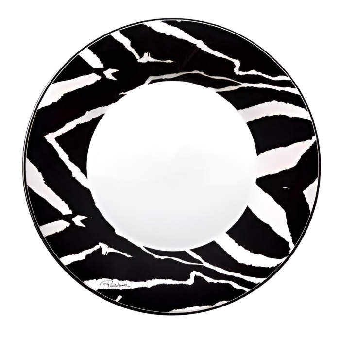 Zebra Bread Plate