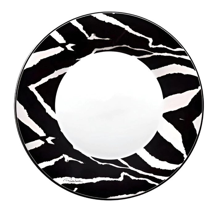 Zebra Bread Plate