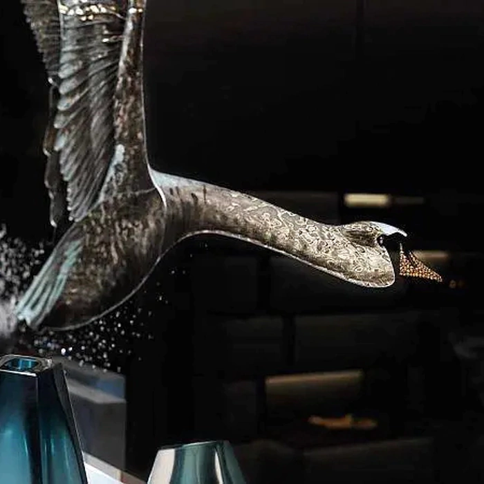 Decorative panel "Cigno/Swan"